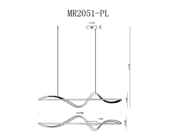 Подвесной светильник MyFar Marry MR2051-PL, изображение 6