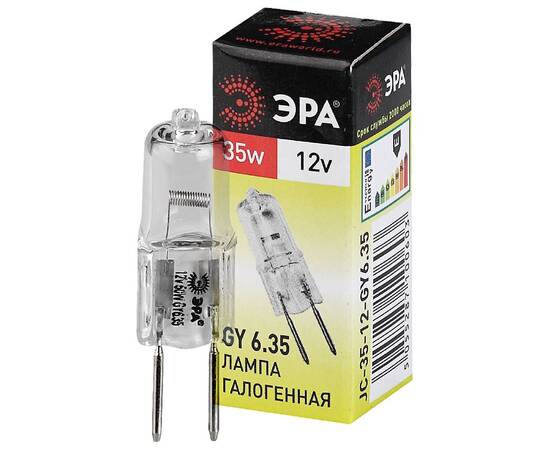 Лампа галогенная Эра GY6.35 35W 3000K GY6.35-JC-35W-12V C0027371