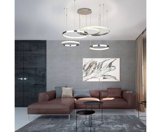 Подвесная люстра Eurosvet Posh 90175/5 хром a045416, изображение 3