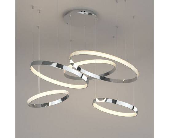 Подвесная люстра Eurosvet Posh 90175/5 хром a045416, изображение 4