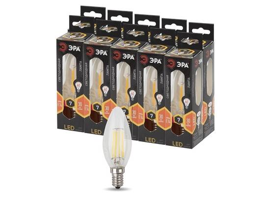 Лампа светодиодная Эра E14 7W 2700K F-LED B35-7W-827-E14 Б0027942, изображение 5