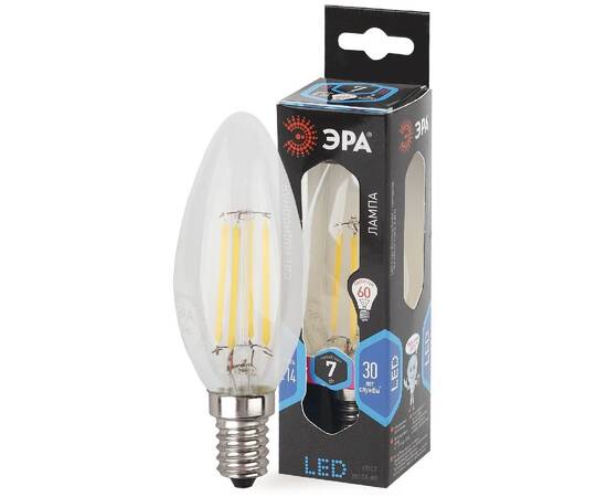 Лампа светодиодная Эра E14 7W 4000K F-LED B35-7W-840-E14 Б0027943