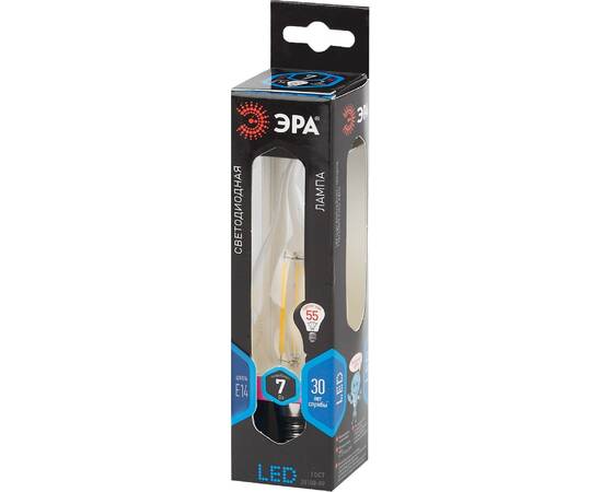 Лампа светодиодная Эра E14 7W 4000K F-LED BXS-7W-840-E14 Б0027945, изображение 4