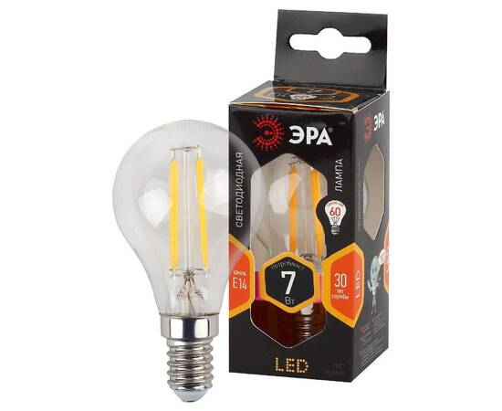 Лампа светодиодная Эра E14 7W 2700K F-LED P45-7W-827-E14 Б0027946