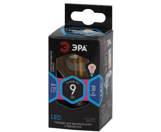 Лампа светодиодная Эра E27 9W 4000K F-LED P45-9w-840-E27 Б0047029, изображение 4