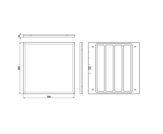 Потолочный светильник Эра SPO-1-40-4K-M-90RA Б0059727, изображение 6