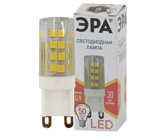 Лампа светодиодная Эра G9 5W 2700K LED JCD-5W-CER-827-G9 Б0027863