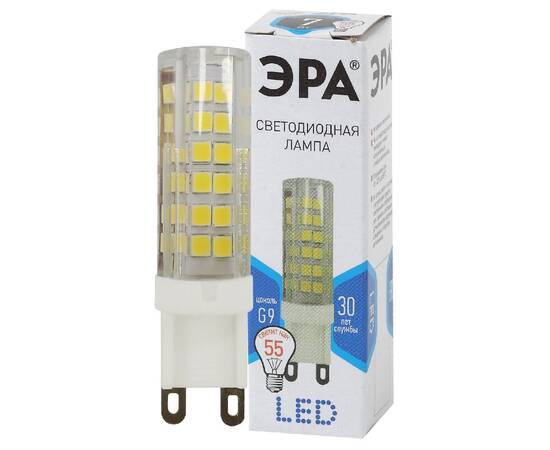 Лампа светодиодная Эра G9 7W 4000K LED JCD-7W-CER-840-G9 Б0027866