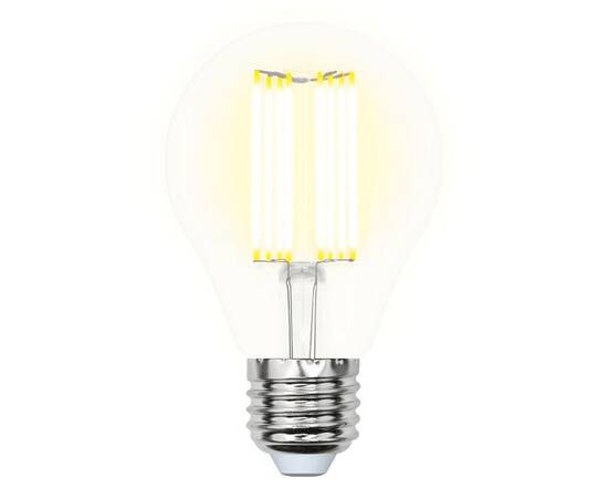 Лампа светодиодная (UL-00005897) Uniel E27 23W прозрачная LED-A70-23W/3000K/E27/CL PLS02WH