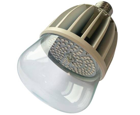 Лампа светодиодная для растений (11098) Uniel E27 20W прозрачная LED-M80-20W/SP/E27/CL ALS55WH, изображение 2