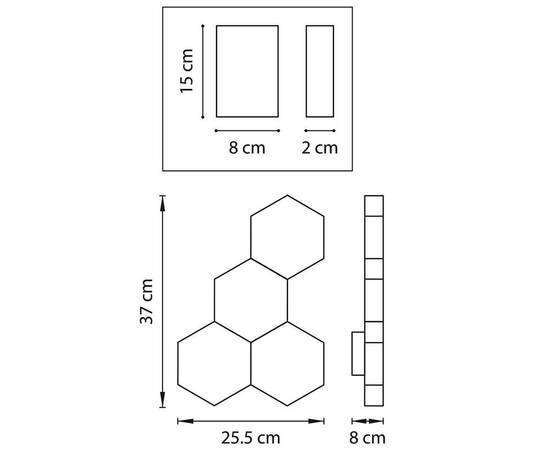 Настенный светодиодный светильник Lightstar Favo 750641, изображение 2