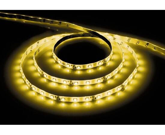 Светодиодная влагозащищенная лента Feron 4,8W/m 60LED/m 2835SMD желтый 5M LS604 27674