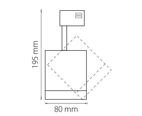 Трековый светодиодный светильник Lightstar Canno Led 301274, изображение 2