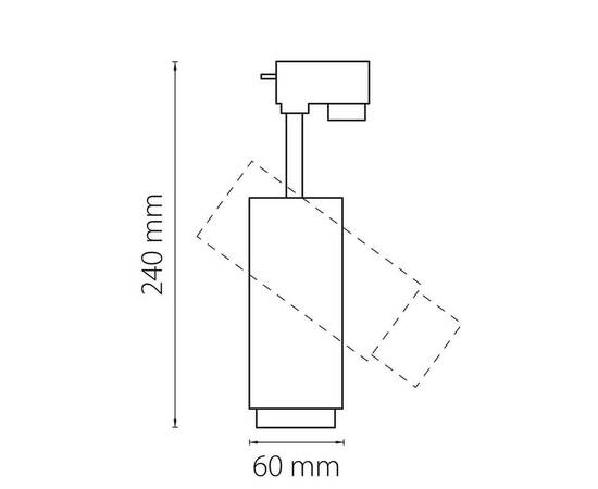 Трековый светодиодный светильник Lightstar Fuoco Led 215247, изображение 5