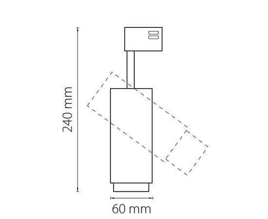 Трековый светодиодный светильник Lightstar Fuoco Led 215437, изображение 2