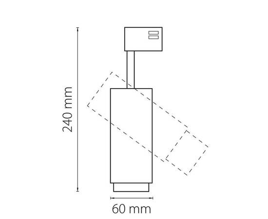 Трековый светодиодный светильник Lightstar Fuoco Led 215436, изображение 2