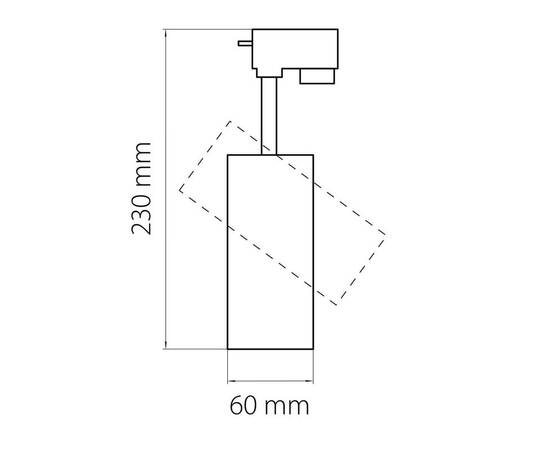 Трековый светодиодный светильник Lightstar Volta 228246, изображение 3