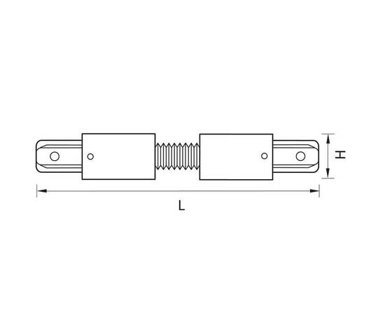 Коннектор гибкий Lightstar Barra 501157, изображение 2