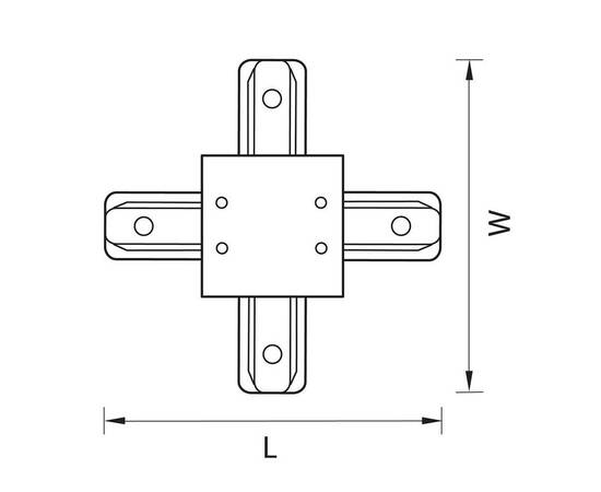 Коннектор X-образный Lightstar Barra 501147, изображение 2