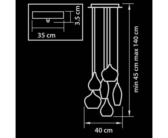 Подвесная люстра Lightstar Pentola 803060, изображение 3