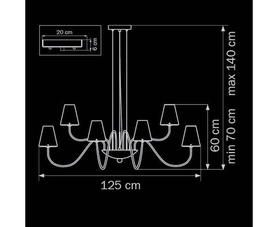 Подвесная люстра Lightstar Diafano 758214, изображение 2