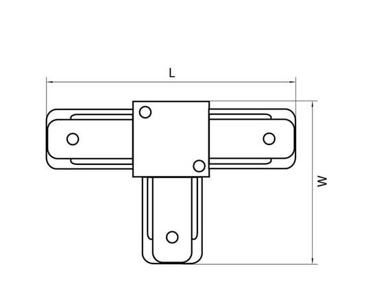 Коннектор T-образный Lightstar Barra 502139, изображение 2