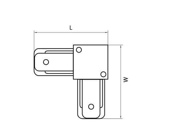 Коннектор L-образный Lightstar Barra 502126, изображение 2