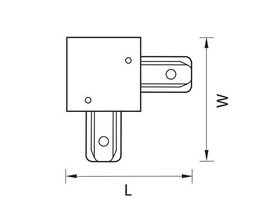 Коннектор L-образный Lightstar Barra 501126, изображение 3