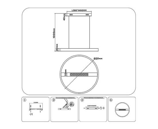 Подвесная люстра Ambrella Light Comfort LineTech FL51488, изображение 8