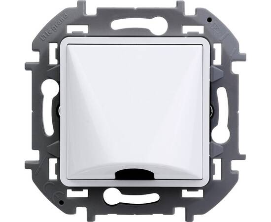 Вывод кабеля с зажимом для крепления - INSPIRIA - белый