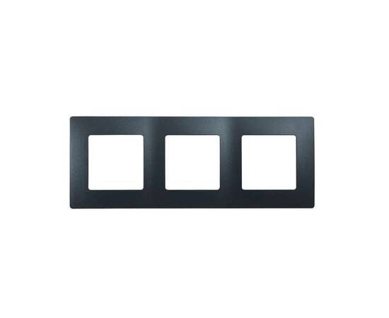 Рамка 3-постовая Legrand Etika антрацит 672583