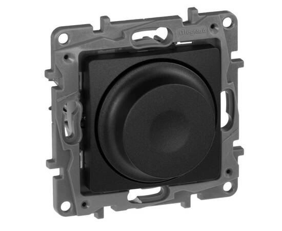 Светорегулятор поворотный 300Вт, антрацит