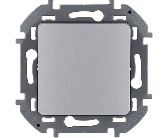 Выключатель одноклавишный - INSPIRIA - 10 AX - 250 В~ - алюминий