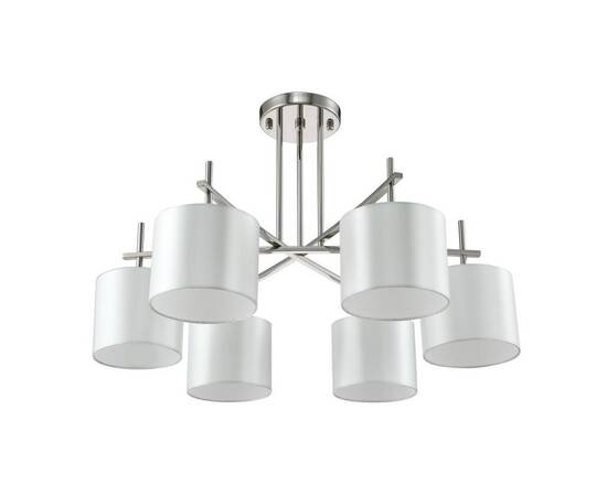 Потолочная люстра Crystal Lux Sergio PL6 Nickel