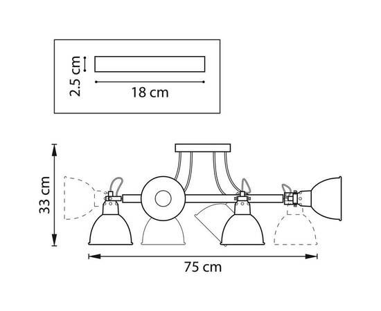 Потолочная люстра Lightstar Acrobata 761067, изображение 2
