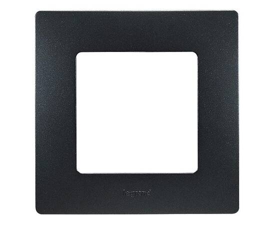 Рамка 1-постовая Legrand Etika антрацит 672581