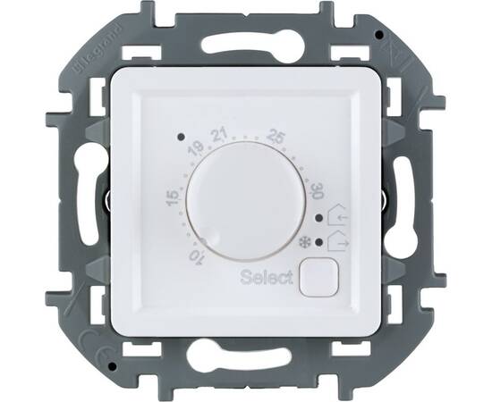 Термостат с внешним датчиком для тёплых полов - INSPIRIA - белый