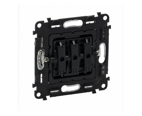 Выключатель трехклавишный Legrand Valena Мех In Matic 10AX 250V винтовой зажим 752003