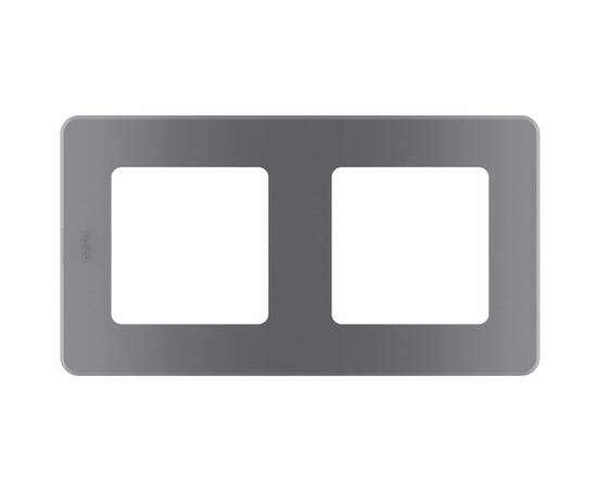 Рамка - 2 поста - INSPIRIA - дымчатый