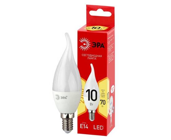 Лампа светодиодная Эра E14 10W 2700K LED BXS-10W-827-E14 R Б0051854, изображение 2