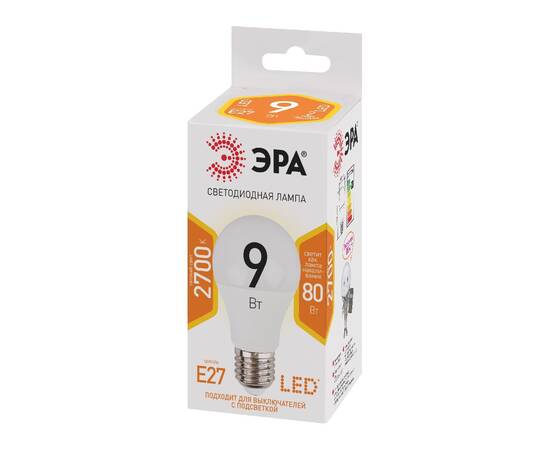 Лампа светодиодная Эра E27 9W 2700K LED A60-9W-827-E27 Б0032246, изображение 4