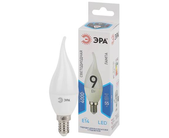 Лампа светодиодная Эра E14 9W 4000K LED BXS-9W-840-E14 Б0027974, изображение 2