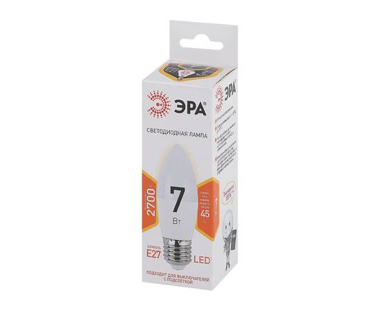 Лампа светодиодная Эра E27 7W 2700K LED B35-7W-827-E27 Б0028479, изображение 3