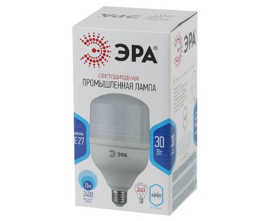 Лампа светодиодная Эра E27 30W 4000K LED POWER T100-30W-4000-E27 Б0027003, изображение 4