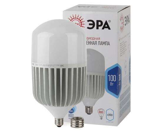 Лампа светодиодная Эра E40 100W 4000K LED POWER T160-100W-4000-E27/E40 Б0032089