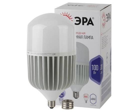 Лампа светодиодная Эра E40 100W 6500K LED POWER T160-100W-6500-E27/E40 Б0032090