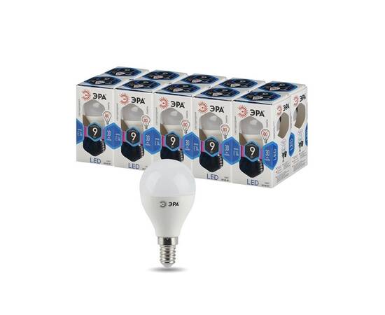 Лампа светодиодная Эра E14 9W 4000K LED P45-9W-840-E14 Б0029042, изображение 5