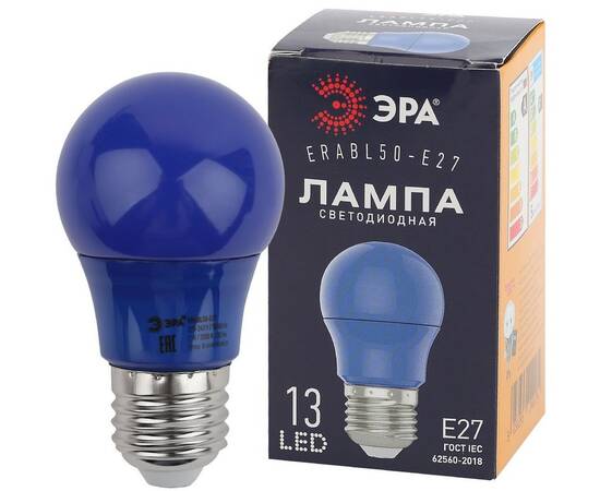 Лампа светодиодная Эра E27 3W 3000K ERABL50-E27 Б0049578