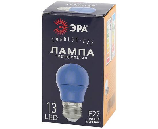 Лампа светодиодная Эра E27 3W 3000K ERABL50-E27 Б0049578, изображение 4