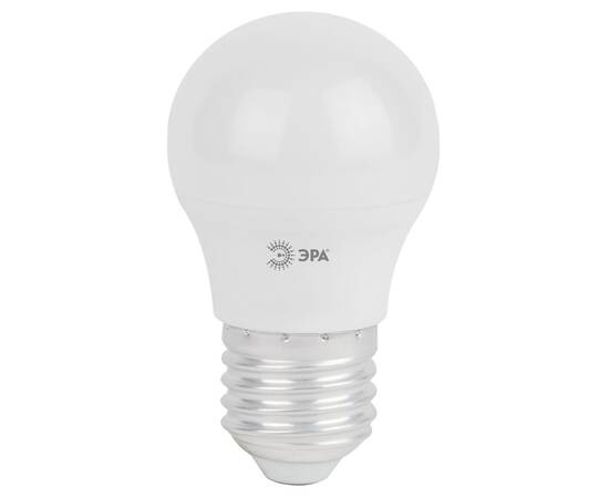 Лампа светодиодная Эра E27 9W 6000K LED P45-9W-860-E27 Б0031412, изображение 4